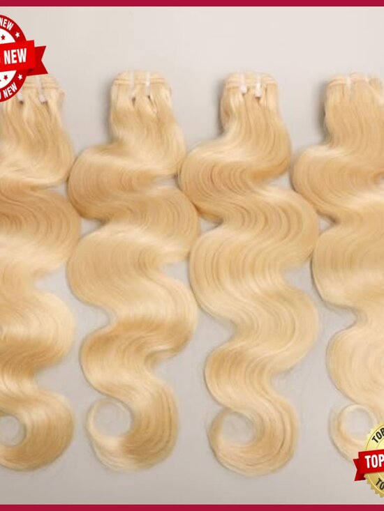 22 Inch Body Wave Virgin Human Hair Extensions Bundle Salon Quality Weave